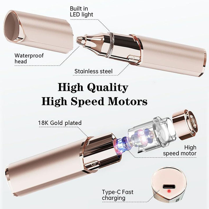 BowLift | 2 in 1 facial hair remover and brow trimmer (50% off)