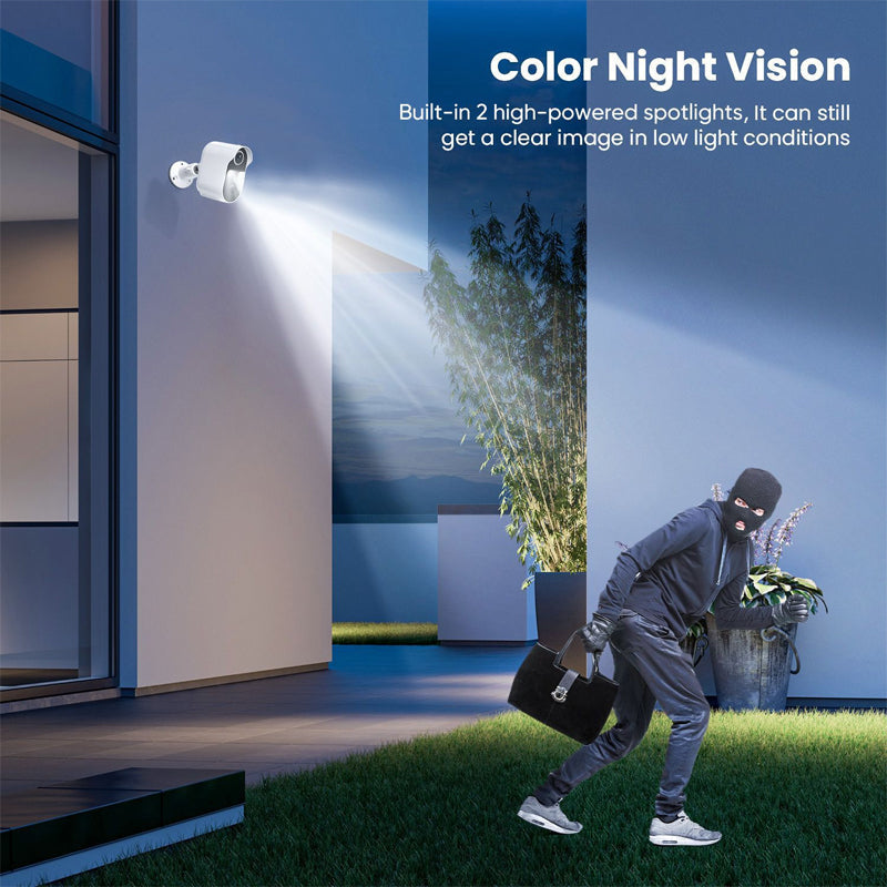BowLift | Solar-powered surveillance camera - wireless WiFi IP camera