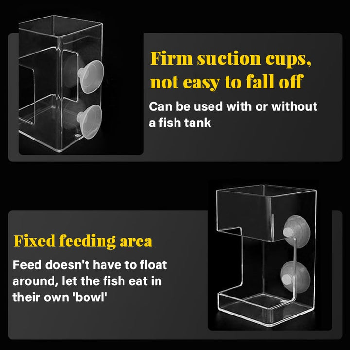 BowLift | Feeding ring and tray for aquarium