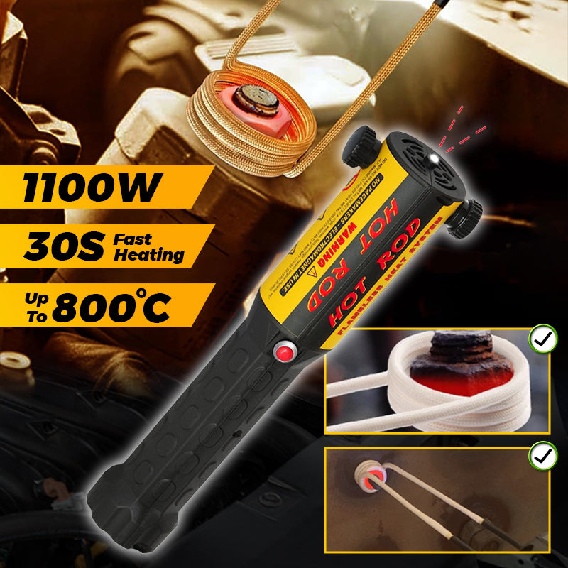 BowLift | Magnetic induction heater set - 1100W induction heating tool for bolt removal
