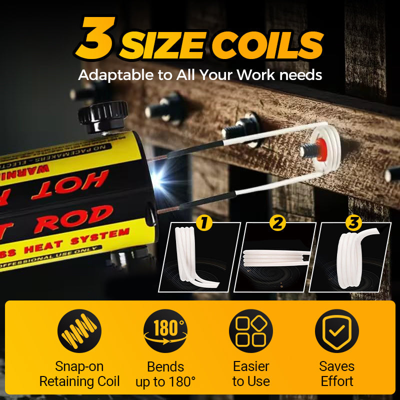 BowLift | Magnetic induction heater set - 1100W induction heating tool for bolt removal