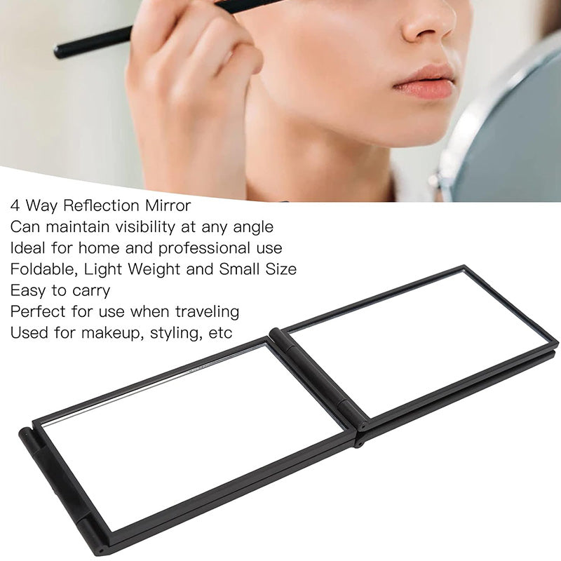 BowLift | Multi Angle Folding Mirror for Self Haircutting -  Head Back View Available