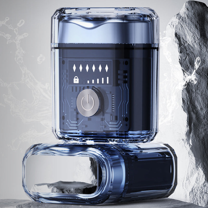 BowLift | Futuristic transparent mini electric smooth shaver