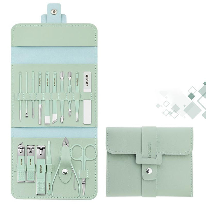 Nail Clipper Set portable 12/16 pieces with case | Bowlift