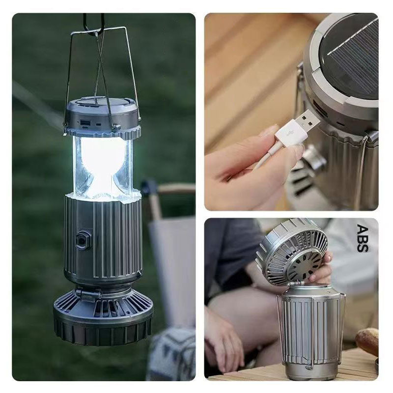 2-in-1 Adventure Solar Light & Portable Fan | Bowlift