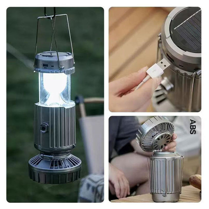2-in-1 Adventure Solar Light & Portable Fan | Bowlift