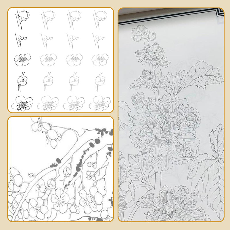 BowLift | Chinese painting white drawing copying album