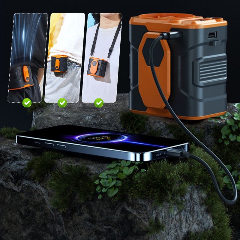 Portable Super Cooling Waist Hanging Fan | Bowlift