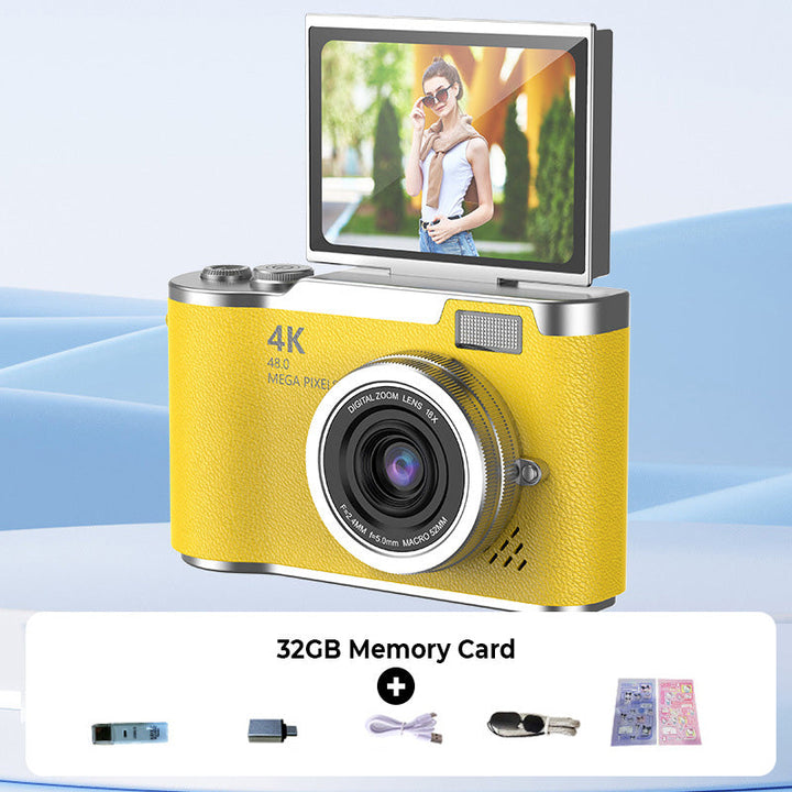 BowLift | 4K HD Flip-Screen Digital Camera
