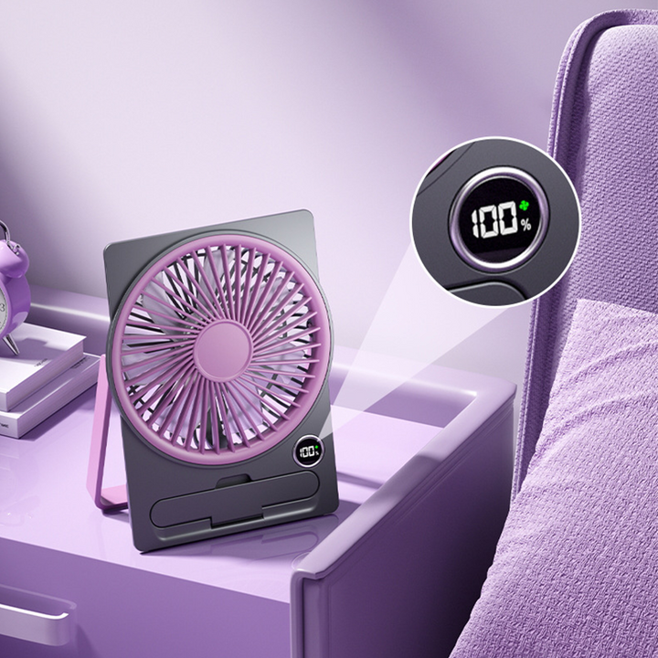 Ultrathin, rechargeable mini fan with USB port | Bowlift