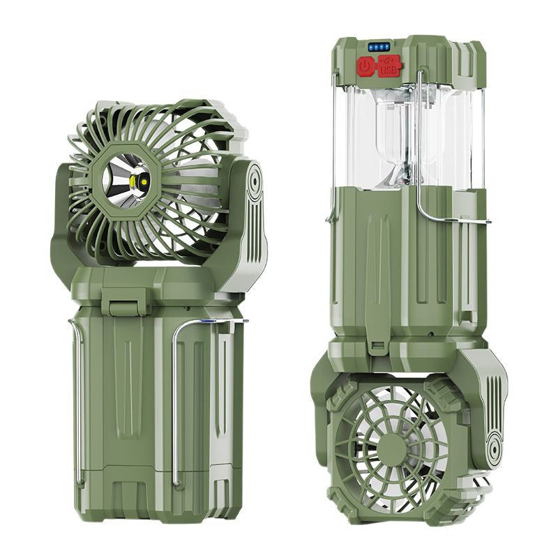 Solar LED Strong Light Outdoor Fan Lantern | Bowlift