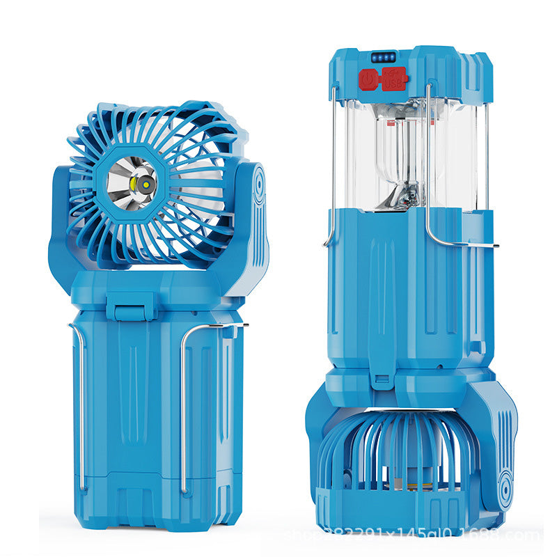 Solar LED Strong Light Outdoor Fan Lantern | Bowlift