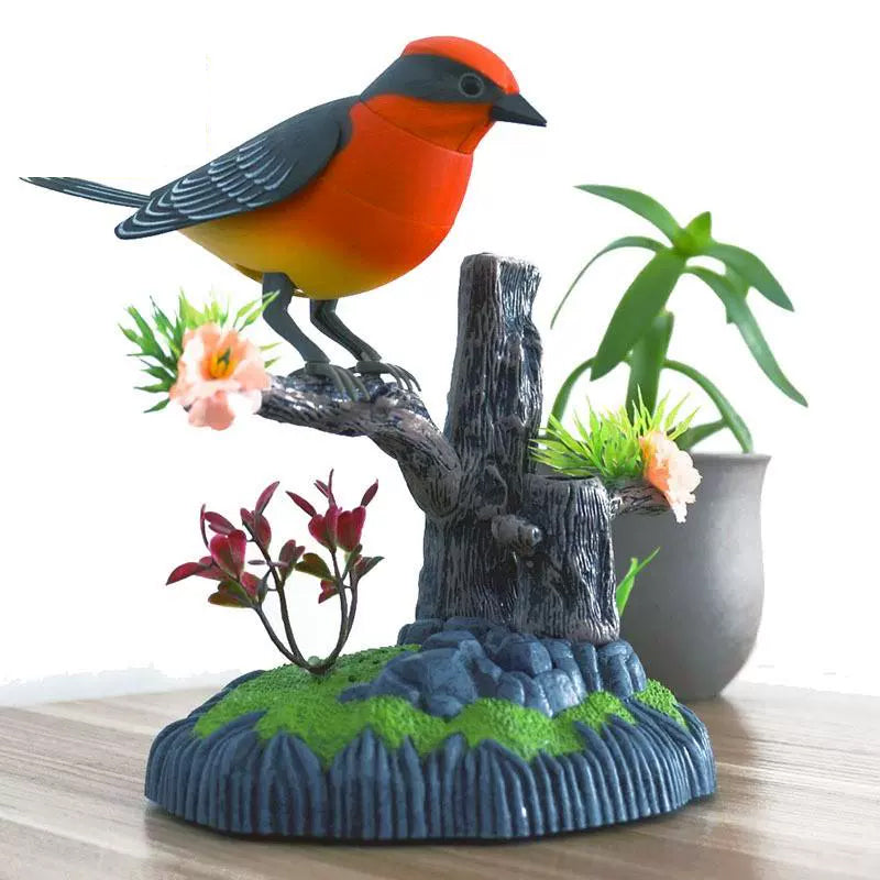 BowLift | Voice-activated interactive toy with chirping bird