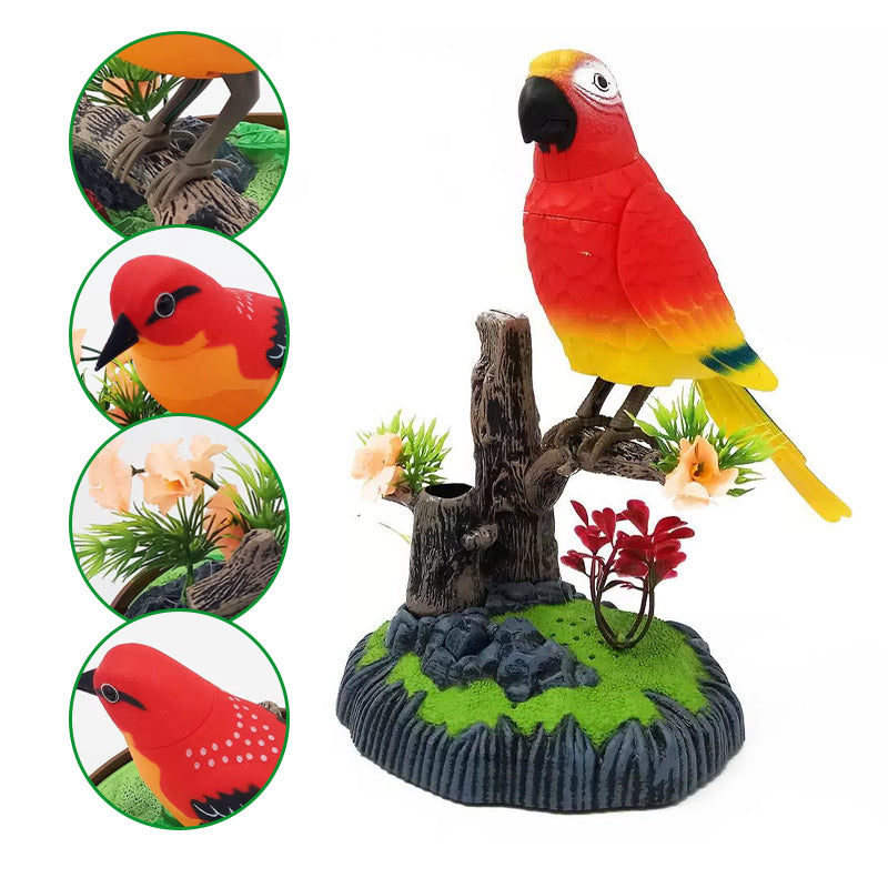 BowLift | Voice-activated interactive toy with chirping bird