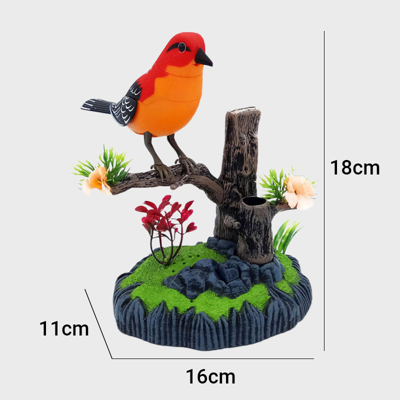 BowLift | Voice-activated interactive toy with chirping bird