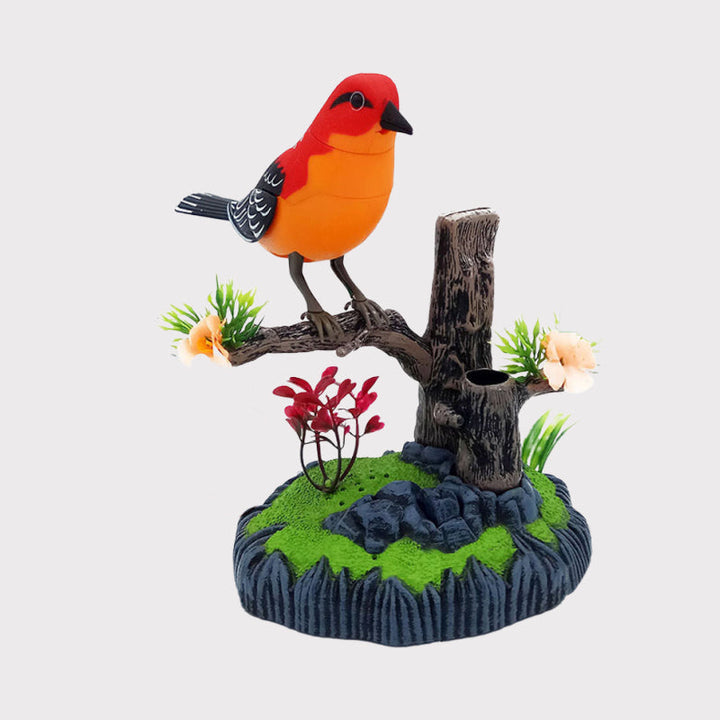 BowLift | Voice-activated interactive toy with chirping bird