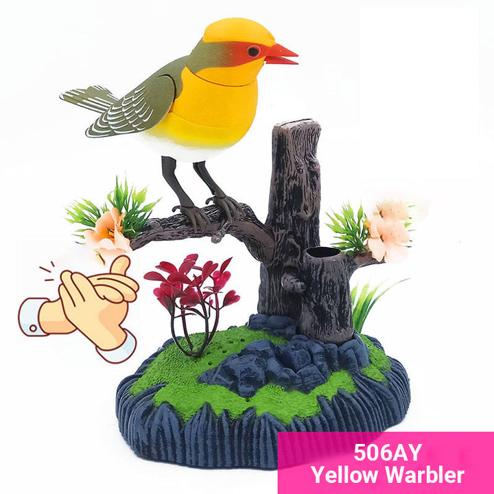 BowLift | Voice-activated interactive toy with chirping bird