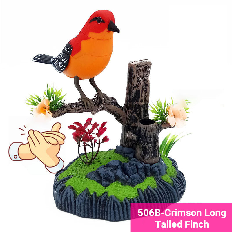 BowLift | Voice-activated interactive toy with chirping bird