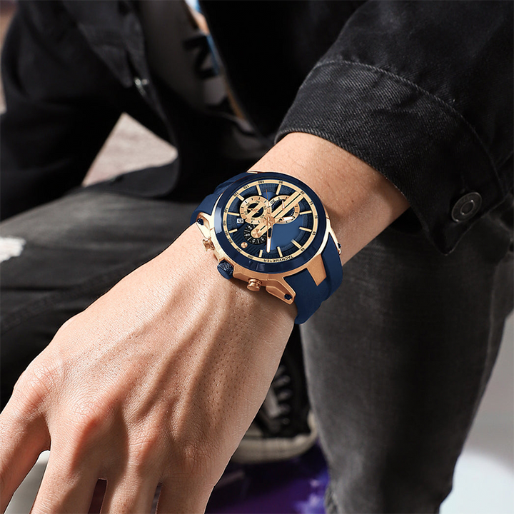 BowLift | Stylish sports watch with glowing display, silicone strap, and waterproof design