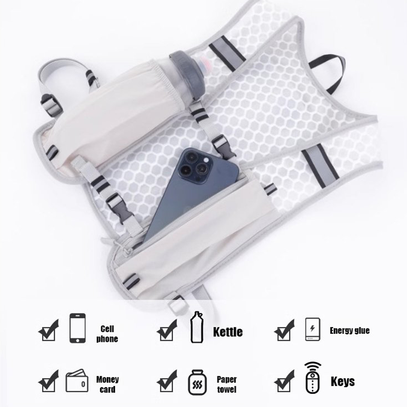 BowLift | ‍️Hiking and climbing vest with phone pouch - multifunctional for outdoor activities