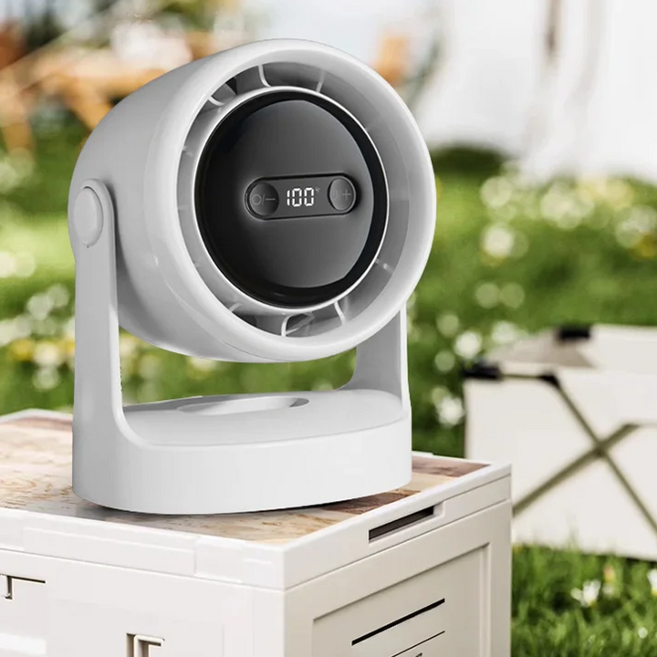 3-in-1 LED Light & Built-in Aromatherapy Diffuser Silent Mini Fan | Bowlift
