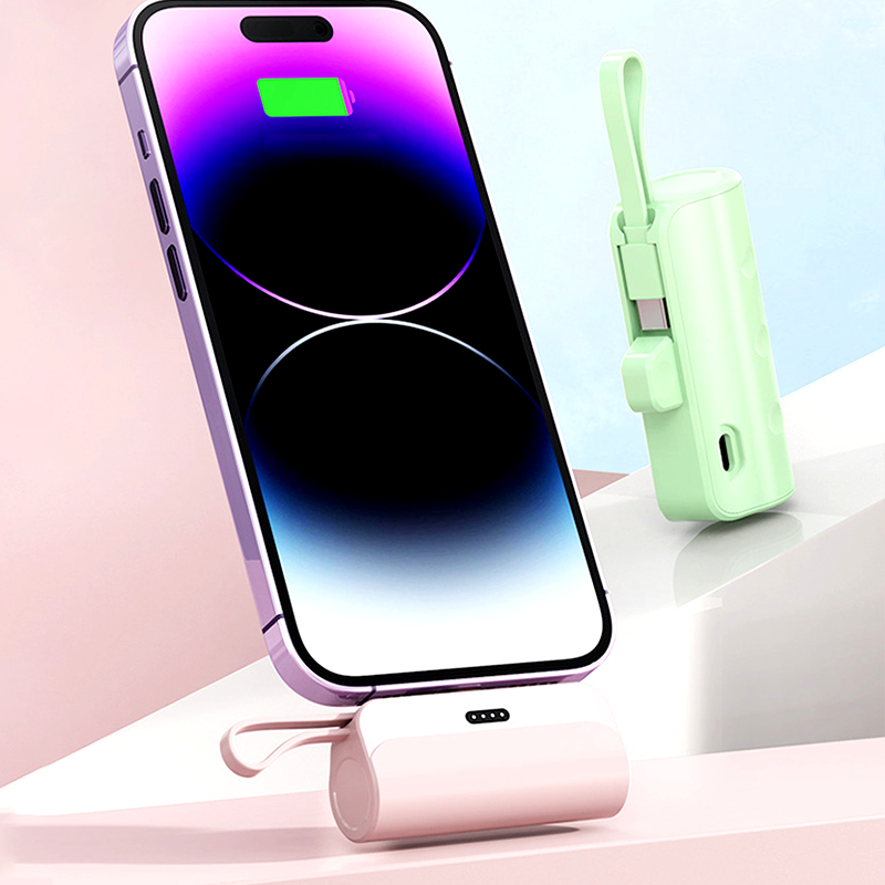 BowLift | Portable Power Bank with High Capacity and Built-in Cables