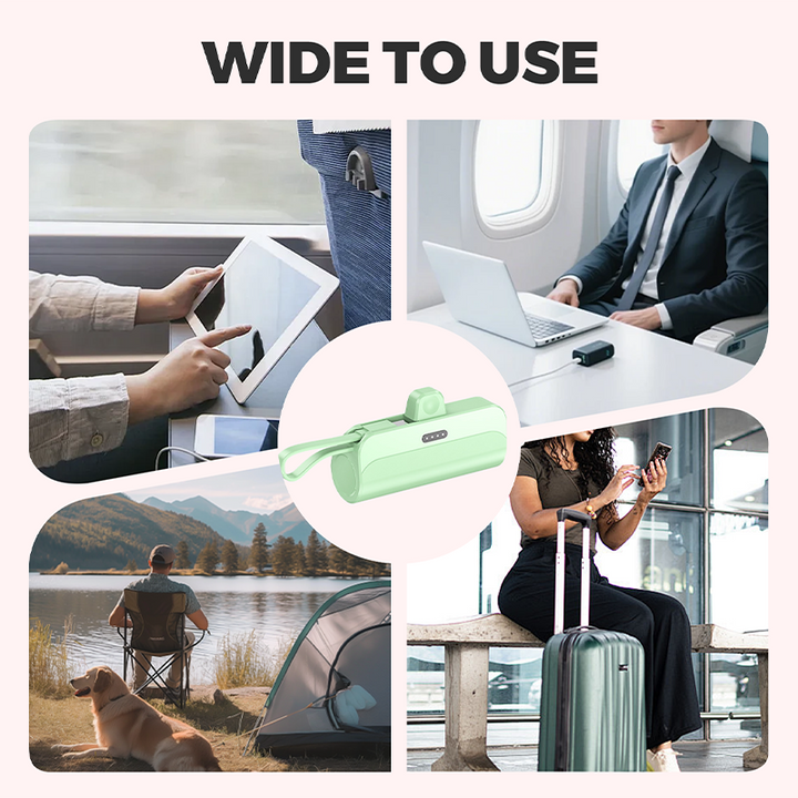 BowLift | Portable Power Bank with High Capacity and Built-in Cables