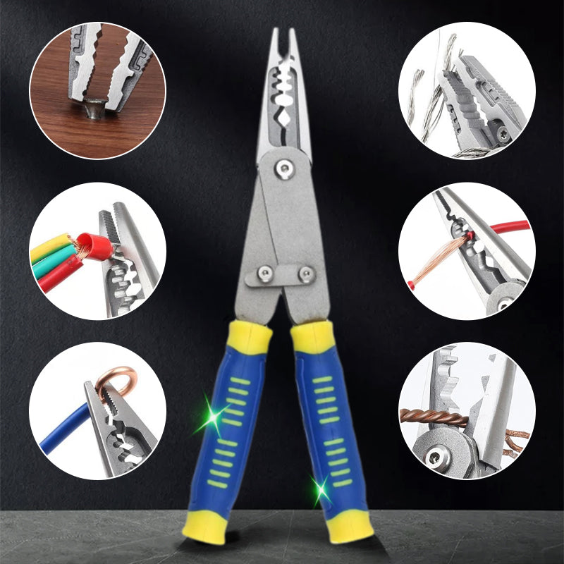BowLift | PliGrip Adjustable Stripping Tool – Multifunctional Tool for Electricians
