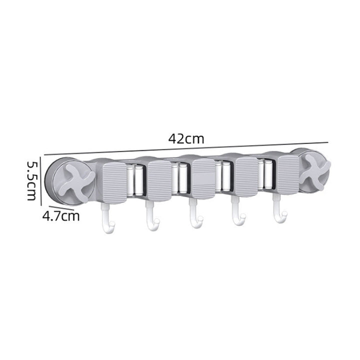BowLift | Bore-free suction cup mop holder for the bathroom