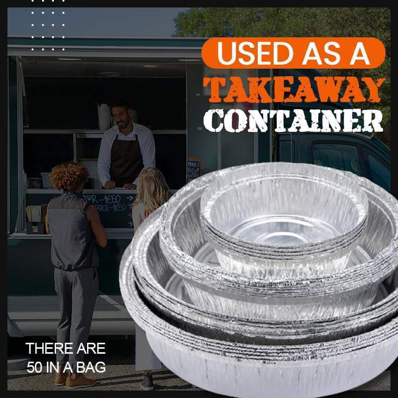 BowLift | Oil-resistant Aluminum Foil Box