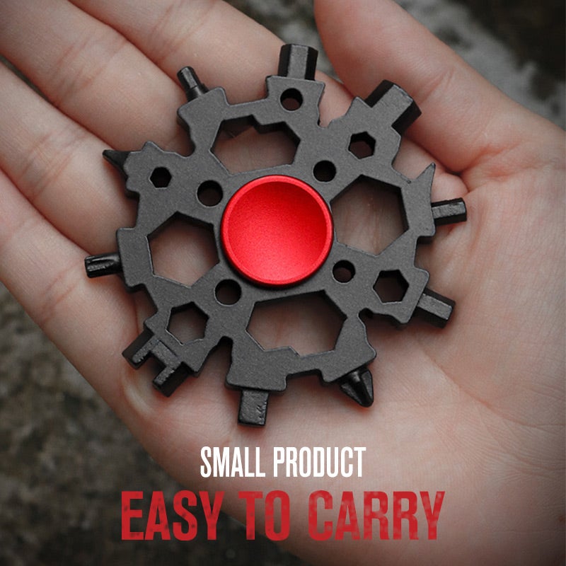 BowLift | Multifunctional snowflake key with fingertip gyro