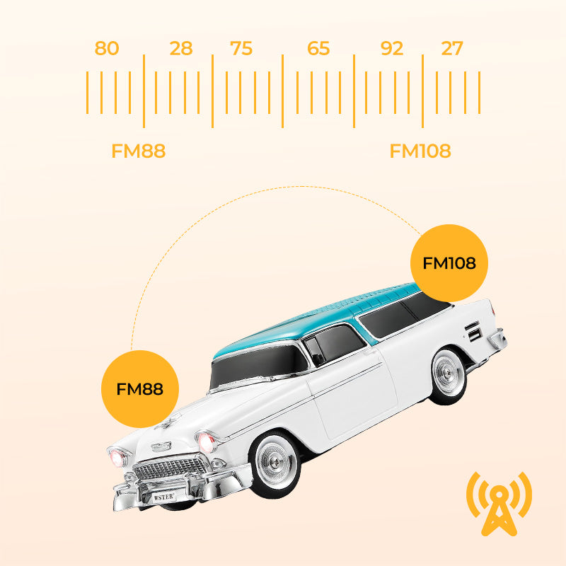 BowLift | Wireless Bluetooth speaker in retro car model