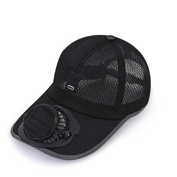 Breathable Baseball Cap with Solar Fan | Bowlift