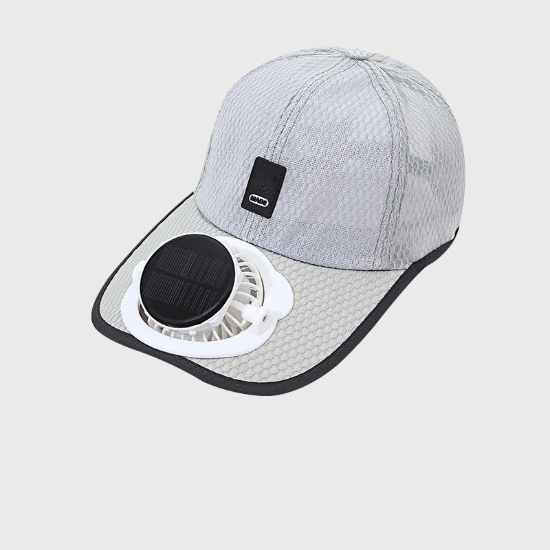Breathable Baseball Cap with Solar Fan | Bowlift