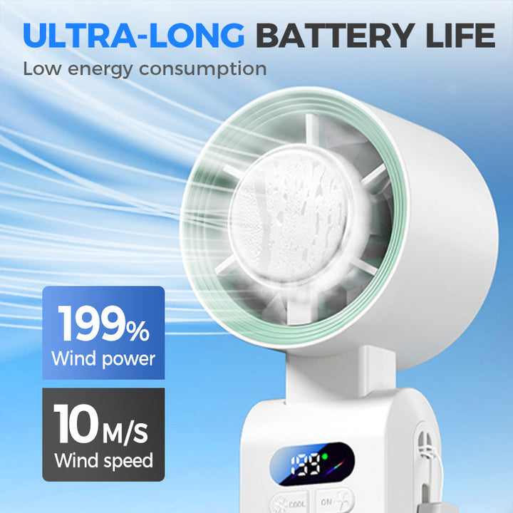 Handheld Portable Fan with Ice Cooler | Bowlift