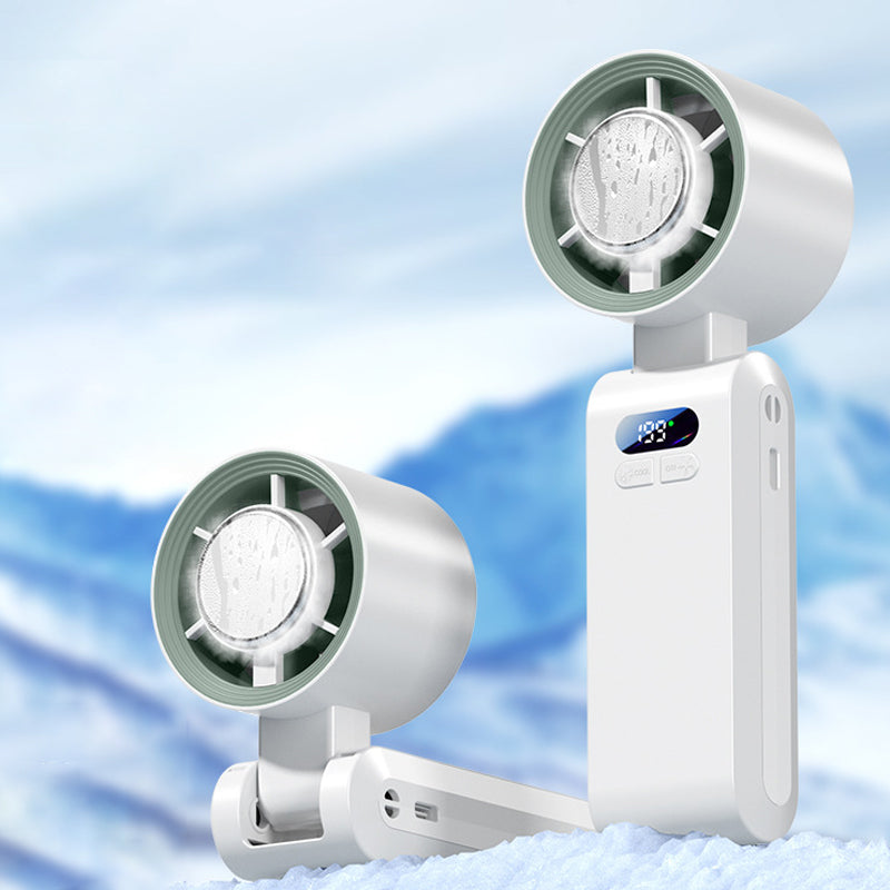 Personal Misting Fan for Outdoor Sports, Travel & Gym | Rechargeable, 3 Speeds, Instant Cooling Relief | Bowlift