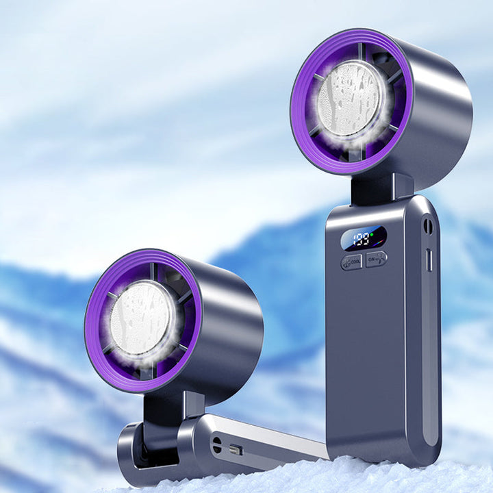 Personal Misting Fan for Outdoor Sports, Travel & Gym | Rechargeable, 3 Speeds, Instant Cooling Relief | Bowlift