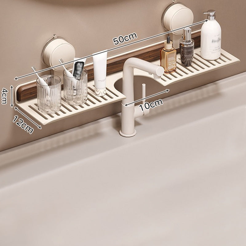BowLift | Shelf with suction cups in walnut