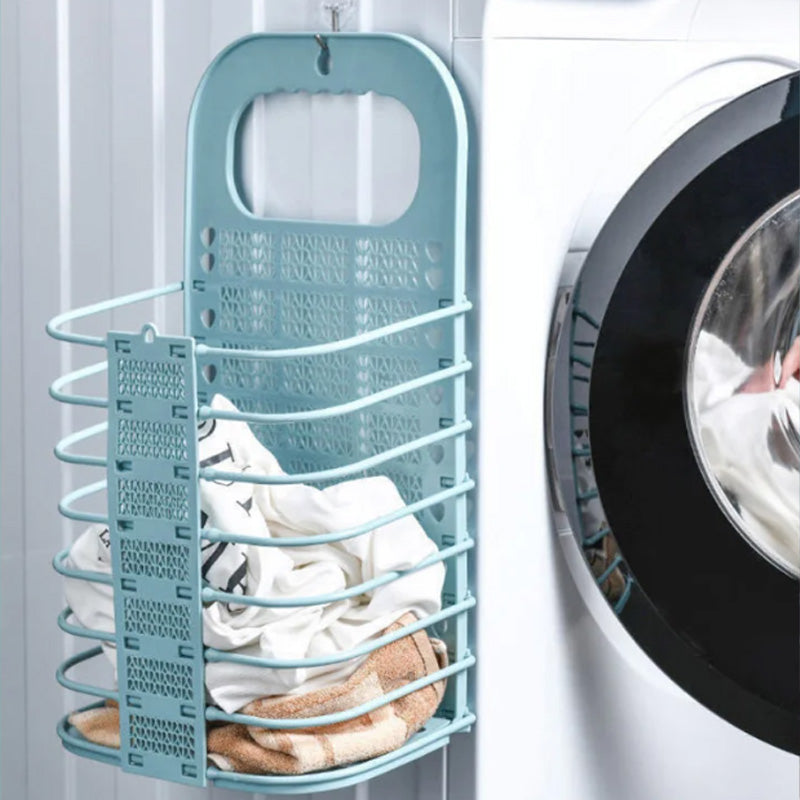 BowLift | Foldable wall-mounted laundry basket