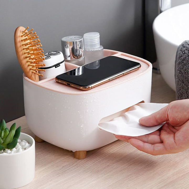 BowLift | Multifunctional storage box for paper mobile phone holder