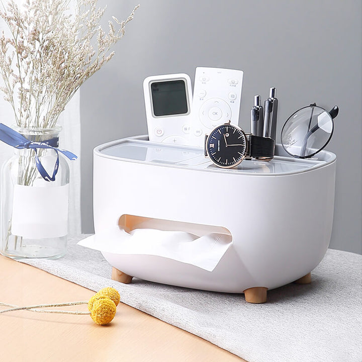BowLift | Multifunctional storage box for paper mobile phone holder