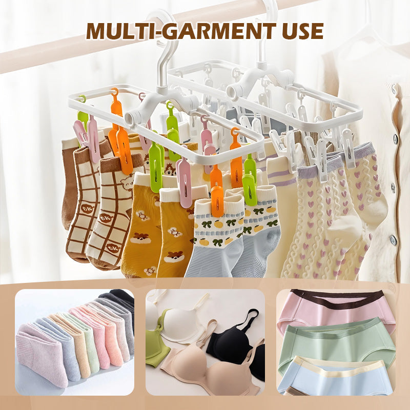 BowLift | 12-clip collapsible and windproof drying rack