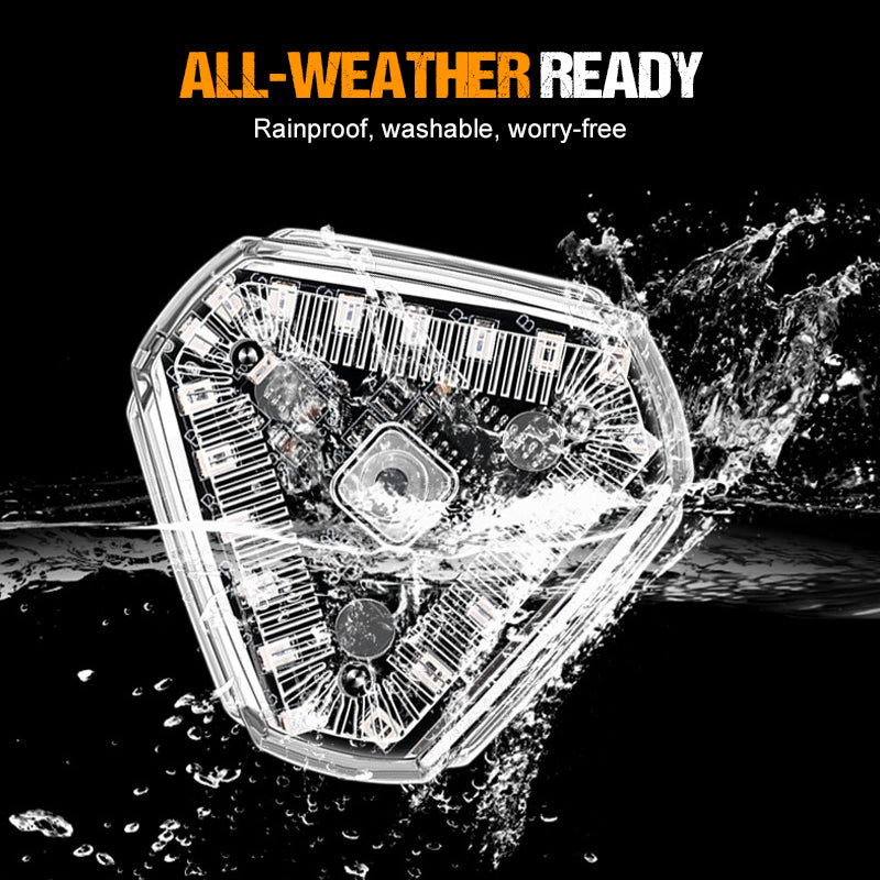 BowLift | Super sharp solar flashing warning lights