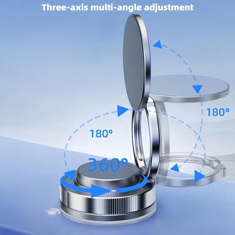 BowLift | 360° adjustable magnetic phone holder with vacuum