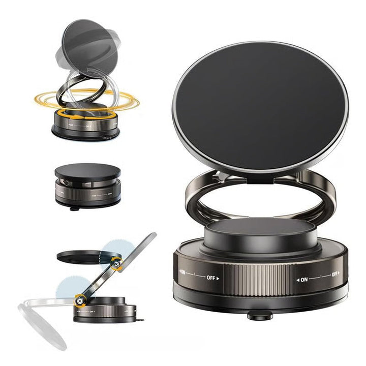 BowLift | 360° adjustable magnetic phone holder with vacuum