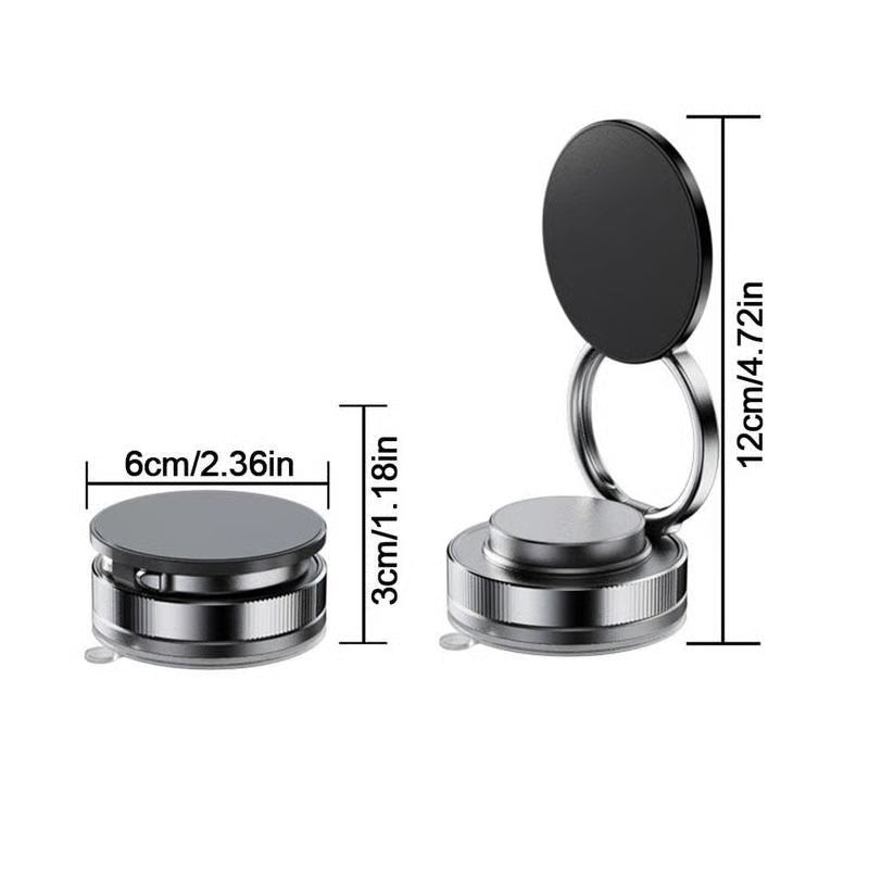 BowLift | 360° adjustable magnetic phone holder with vacuum