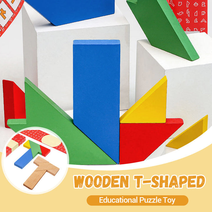 BowLift | T-shaped educational wooden puzzle