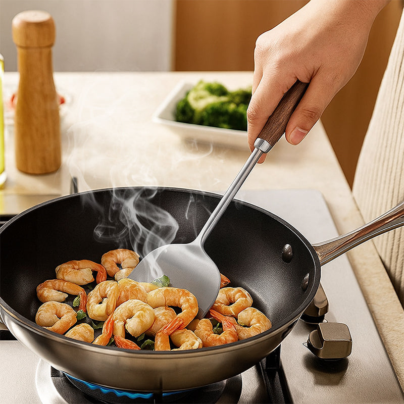 BowLift | 2-in-1 cooking spoon in stainless steel