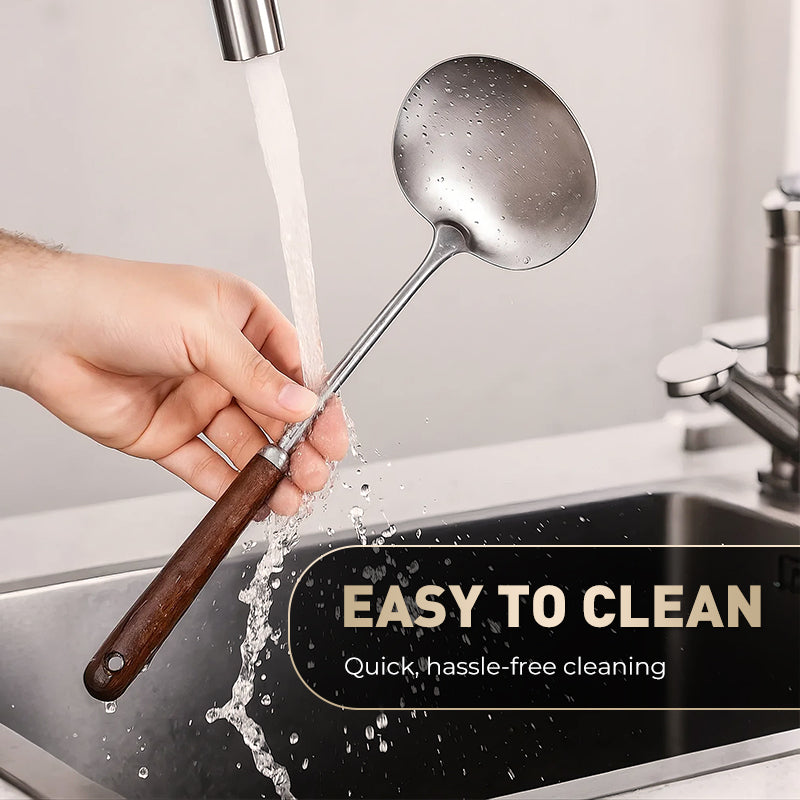 BowLift | 2-in-1 cooking spoon in stainless steel