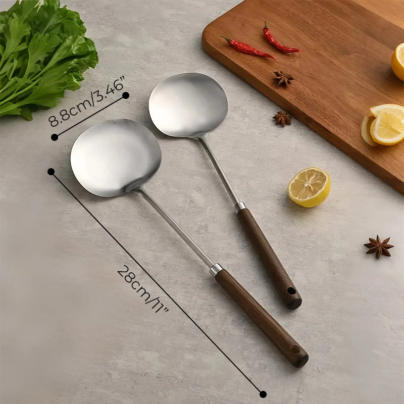 BowLift | 2-in-1 cooking spoon in stainless steel
